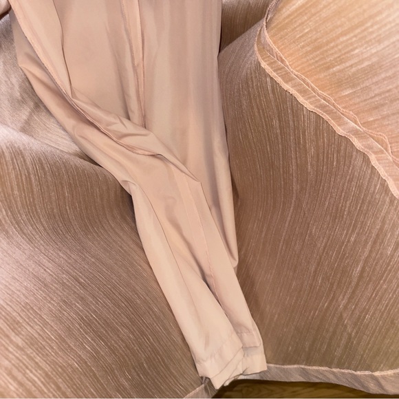 Alfred Sung Dupioni V-neck Evening Gown Blush/Pastel Pink Size 12. EUC. Pockets - Picture 9 of 12